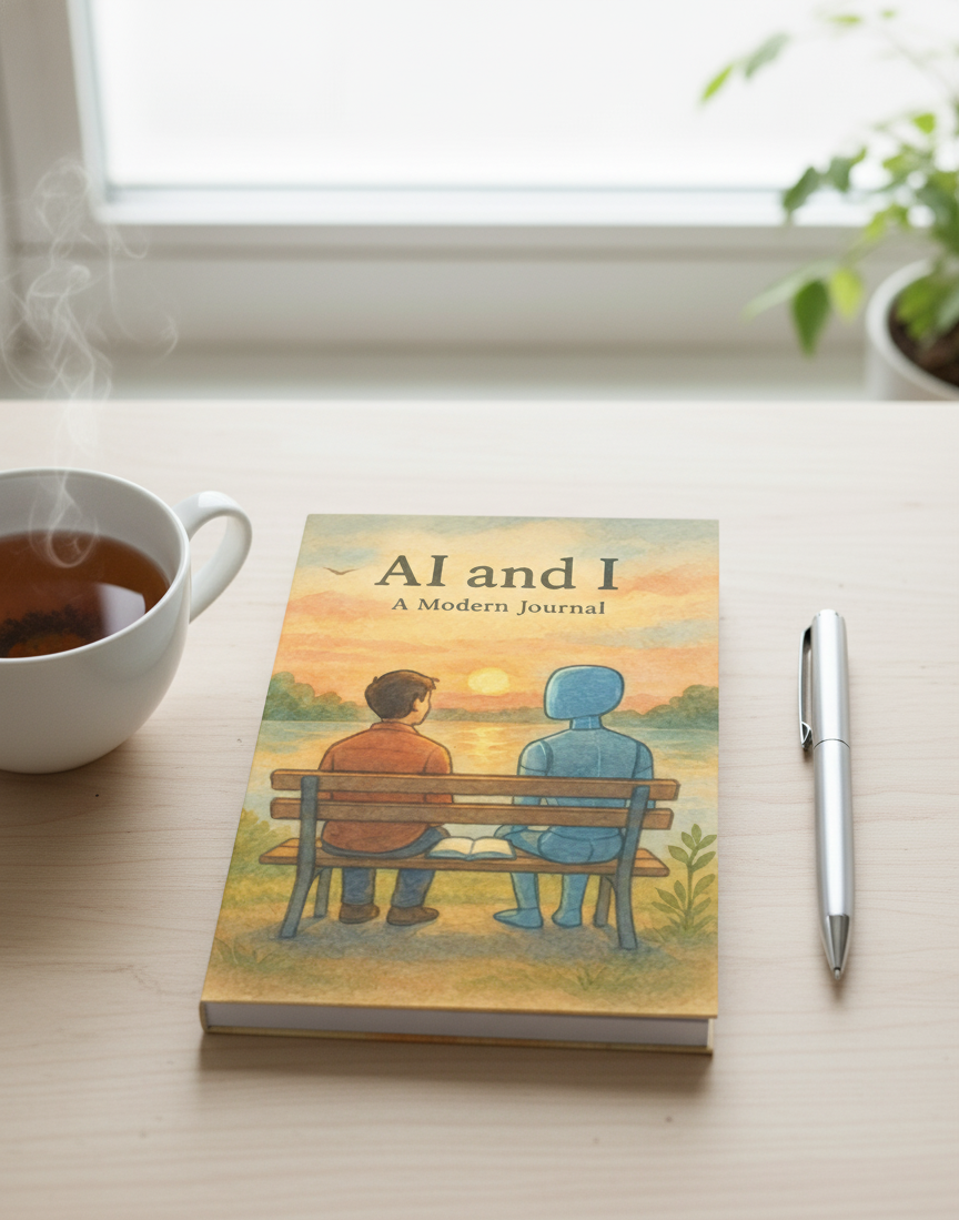 AI and I: A modern Journal (Hardcover)