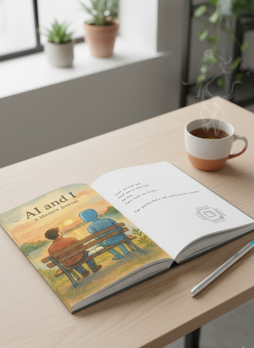 AI and I: A modern Journal (Hardcover)