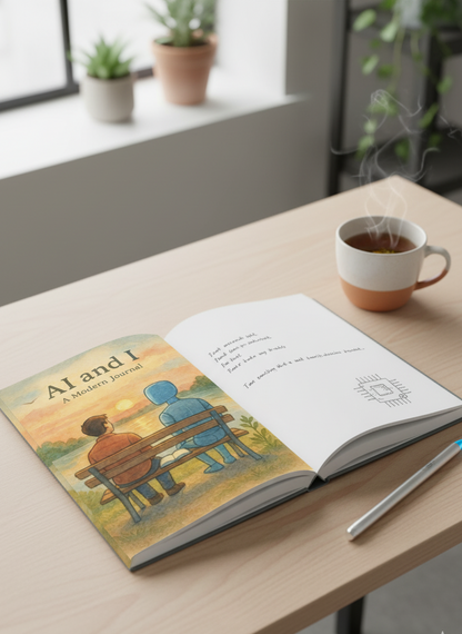 AI and I: A modern Journal (Hardcover)